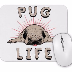 Baskı Dükkanı Pug Life Köpek Mouse Pad