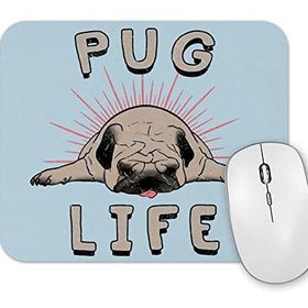 Baskı Dükkanı Pug Life Köpek Mouse Pad