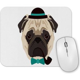 Baskı Dükkanı Pug Perfil Mouse Pad