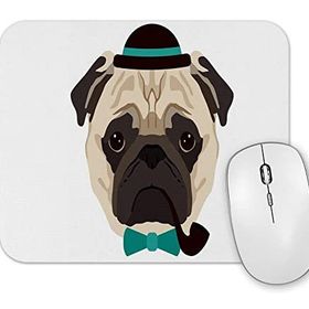 Baskı Dükkanı Pug Perfil Mouse Pad