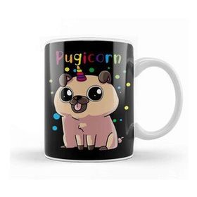 Baskı Dükkanı Pug Unicorn Kupa