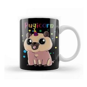 Baskı Dükkanı Pug Unicorn Kupa
