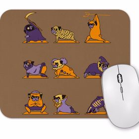 Baskı Dükkanı Pug Yoga Köpek Mouse Pad
