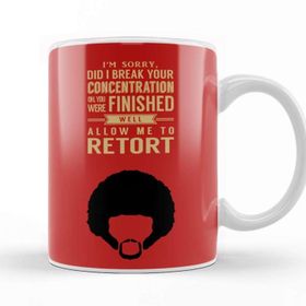 Baskı Dükkanı Pulp Fiction Jules Quote Movie Silhouette Kupa