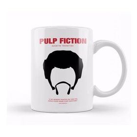 Baskı Dükkanı Pulp Fiction Jules Winnfield Movie Silhouette Kupa