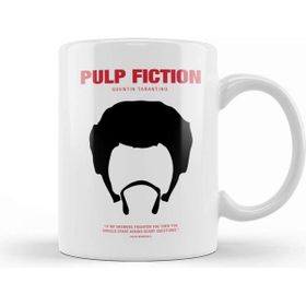 Baskı Dükkanı Pulp Fiction Jules Winnfield Movie Silhouette Kupa