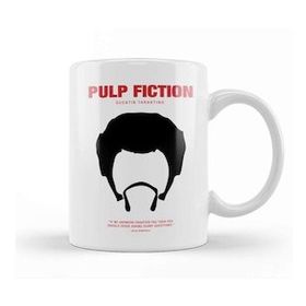 Baskı Dükkanı Pulp Fiction Jules Winnfield Movie Silhouette Kupa