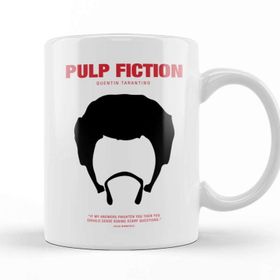 Baskı Dükkanı Pulp Fiction Jules Winnfield Movie Silhouette Kupa