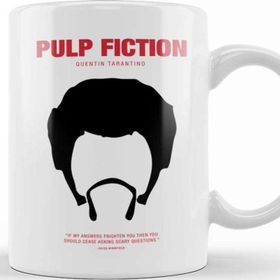 Baskı Dükkanı Pulp Fiction Jules Winnfield Movie Silhouette Kupa