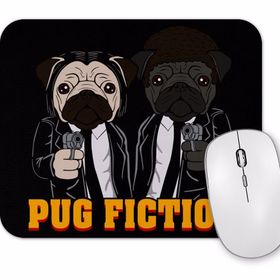 Baskı Dükkanı Pulp Fiction Pug Fiction Mouse Pad