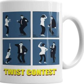 Baskı Dükkanı Pulp Fiction Twist Contest Concurso Danca Mia E Vicent 2 Kupa