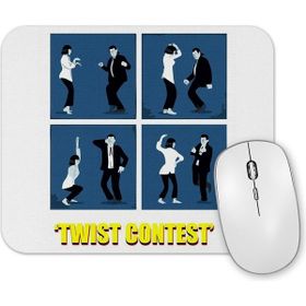 Baskı Dükkanı Pulp Fiction Twist Contest Concurso Danca Mia E Vicent Mouse Pad
