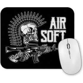 Baskı Dükkanı Punk Skull Mouse Pad