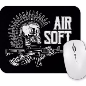 Baskı Dükkanı Punk Skull Mouse Pad