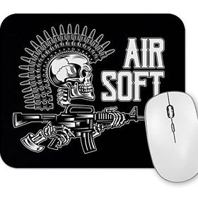 Baskı Dükkanı Punk Skull Mouse Pad