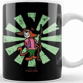 Baskı Dükkanı Punkin Puss Retro Japanese Kupa