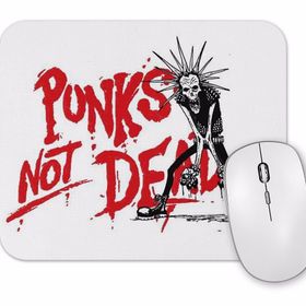 Baskı Dükkanı Punks Not Dead Mouse Pad