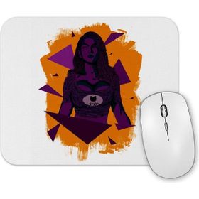 Baskı Dükkanı Purple Girl Mouse Pad