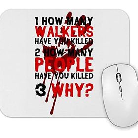 Baskı Dükkanı Quantos the Walking Dead Mouse Pad