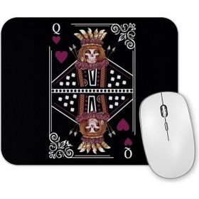 Baskı Dükkanı Queen of Hearts Mouse Pad