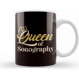 Baskı Dükkanı Queen Of Sonography Ultrasound Sonographer Echography Doctor Kupa