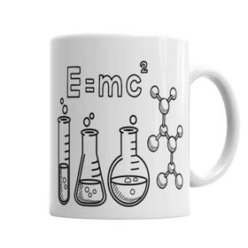 Baskı Dükkanı Quimica E Mc Formül Sihirli Porselen Kupa