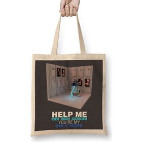 Baskı Dükkanı R2-D2 Hope Star Wars Bez Uzun Saplı Krem Rengi Çanta