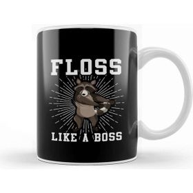 Baskı Dükkanı Raccoon Floss Like A Boss Kupa