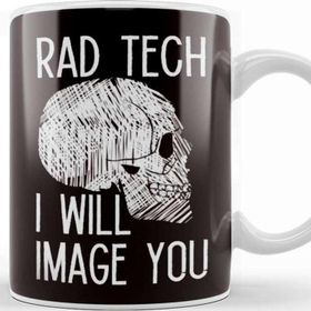 Baskı Dükkanı Rad Tech Radiologist Radiographer Radiologic Technologist Kupa