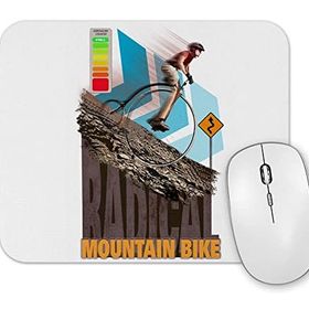 Baskı Dükkanı Radical Old Bicycle Mouse Pad
