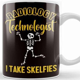 Baskı Dükkanı Radiology Technologist Skeleton Rad Tech Radiography Kupa