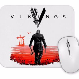 Baskı Dükkanı Ragnar Lothbrok Vikings Mouse Pad