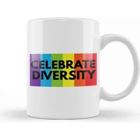 Baskı Dükkanı Rainbow Celebrate Diversity Kupa