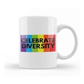 Baskı Dükkanı Rainbow Celebrate Diversity Kupa