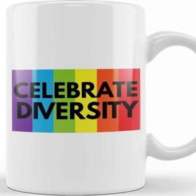 Baskı Dükkanı Rainbow Celebrate Diversity Kupa