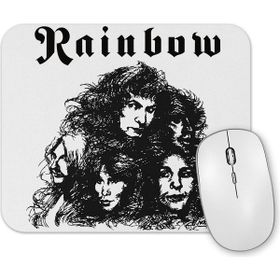 Baskı Dükkanı Rainbow Long Live Rock N Roll Mouse Pad