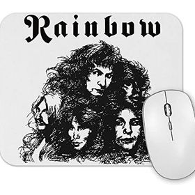 Baskı Dükkanı Rainbow Long Live Rock N Roll Mouse Pad