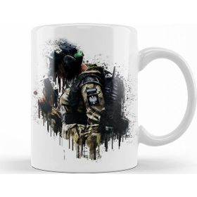 Baskı Dükkanı Rainbow Six Siege Ela Sihirli Porselen Kupa