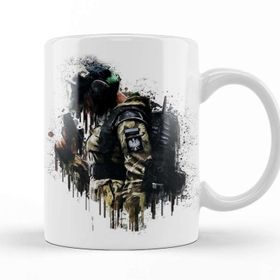 Baskı Dükkanı Rainbow Six Siege Ela Sihirli Porselen Kupa