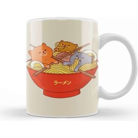 Baskı Dükkanı Ramen And Cats Kupa