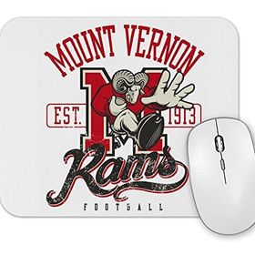 Baskı Dükkanı Rams Mount Vernon Mouse Pad
