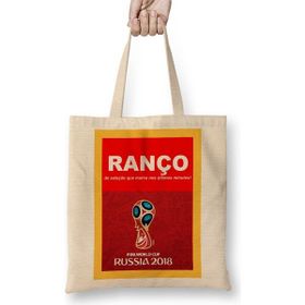 Baskı Dükkanı Ranço Copa 2018 Bez Uzun Saplı Krem Rengi Çanta