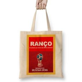 Baskı Dükkanı Ranço Copa 2018 Bez Uzun Saplı Krem Rengi Çanta