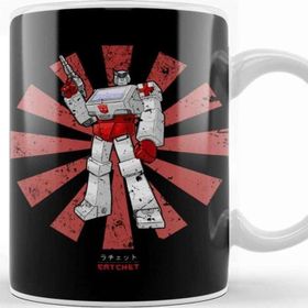 Baskı Dükkanı Ratchet Transformers Retro Japanese Kupa