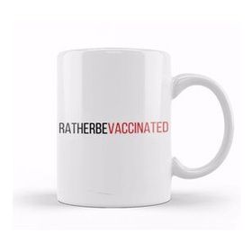 Baskı Dükkanı Ratherbevaccinated Kupa