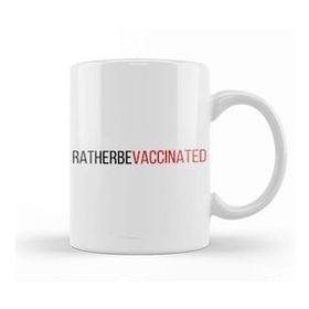 Baskı Dükkanı Ratherbevaccinated Kupa