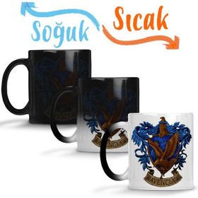 Baskı Dükkanı Ravenclaw 01 Sihirli Porselen Kupa