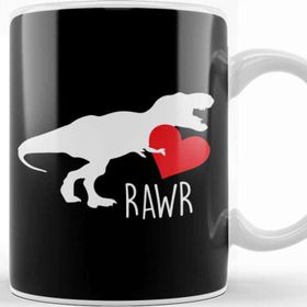 Baskı Dükkanı Rawr T Rex Dinosaur Heart Love Valentine S Day Kupa