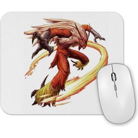 Baskı Dükkanı Realistic Blaziken Mouse Pad