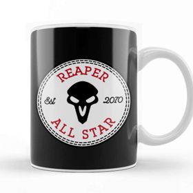 Baskı Dükkanı Reaper Overwatch All Star Converse Kupa